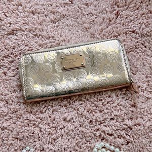 Michael Kors golden wallet